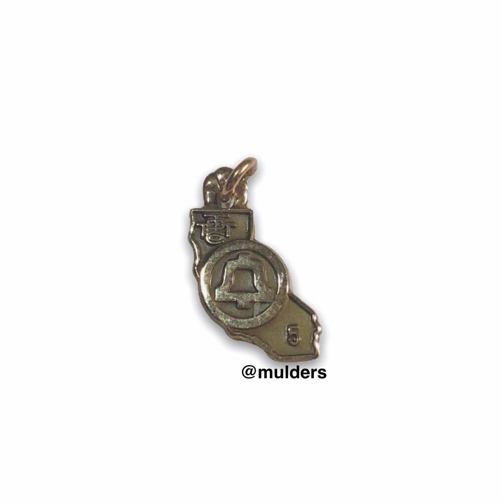 Vintage TTTP Co. California Bell Systems 5 Years of Service Charm 1/10 10k gold